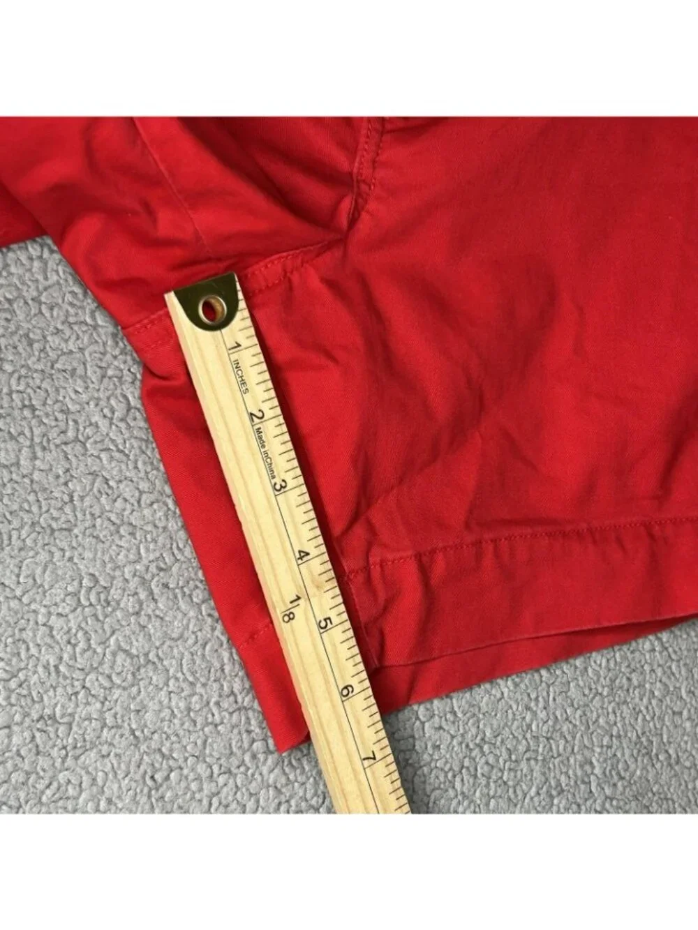 Polo Ralph Lauren Shorts Mens 32 Red Chino Classic Pony Logo Stretch 6 Inseam - Picture 9 of 10